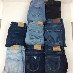 HOLLISTER ABERCROMBIE ABERCROMBIE JEANS BUNDLE